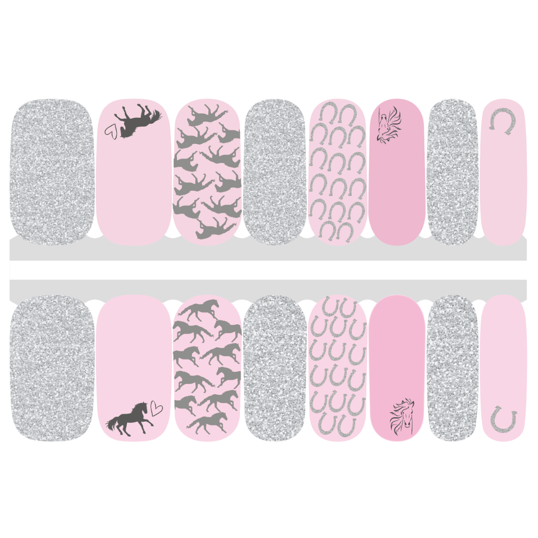 Equestrian Nail Stickers | Horse Nail Art | Horse Gifts | Stocking Stuffers