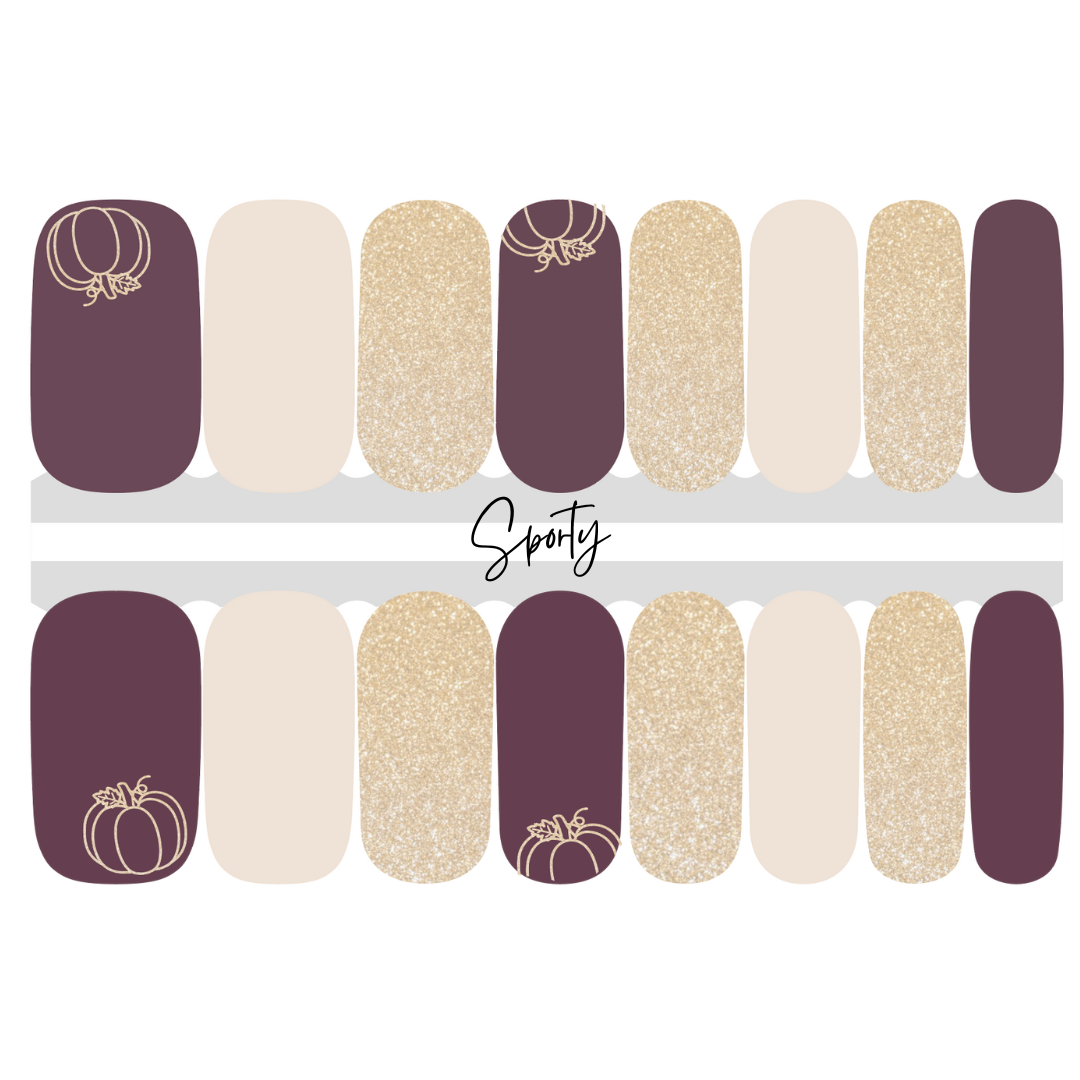 Holiday Design Nail Stickers | Fall Nail Stickers