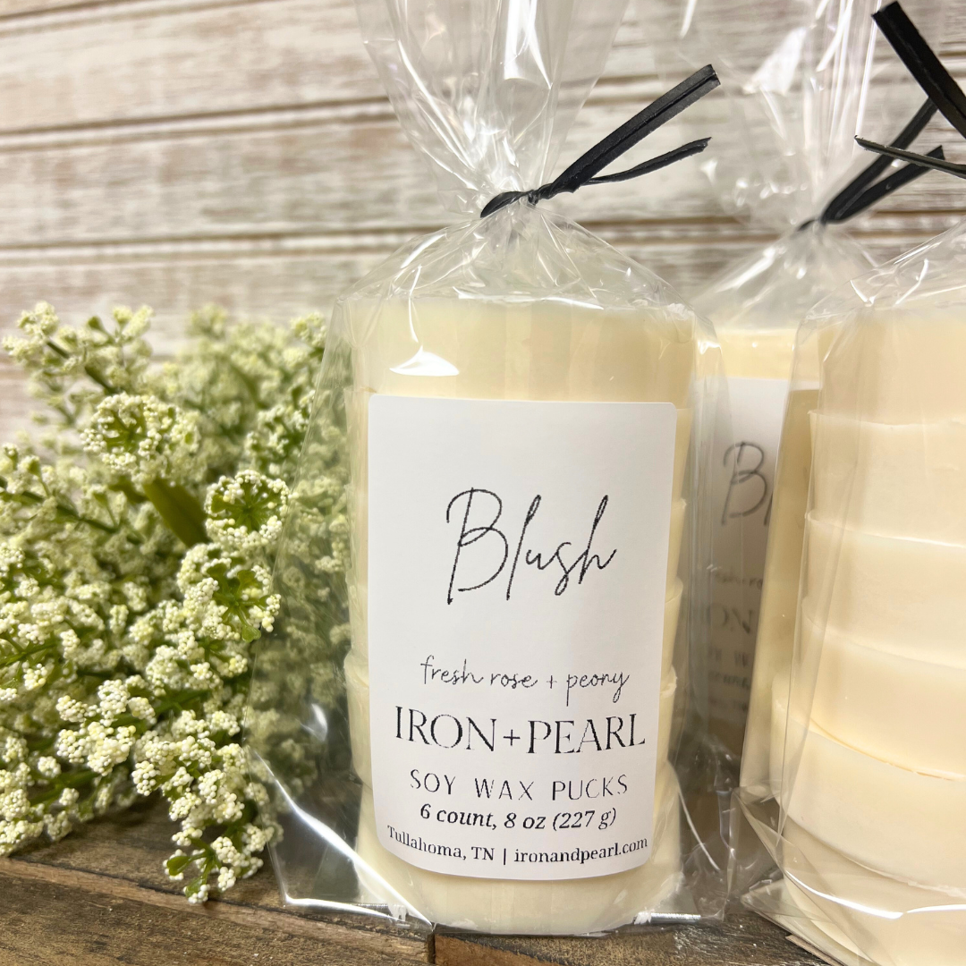 Blush Soy Wax Pucks