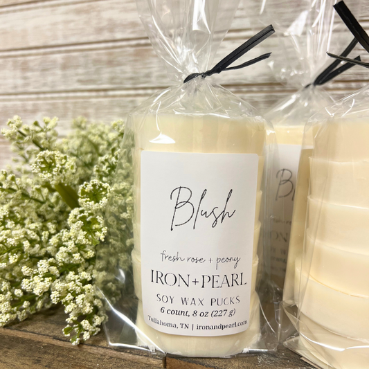 Blush Soy Wax Pucks