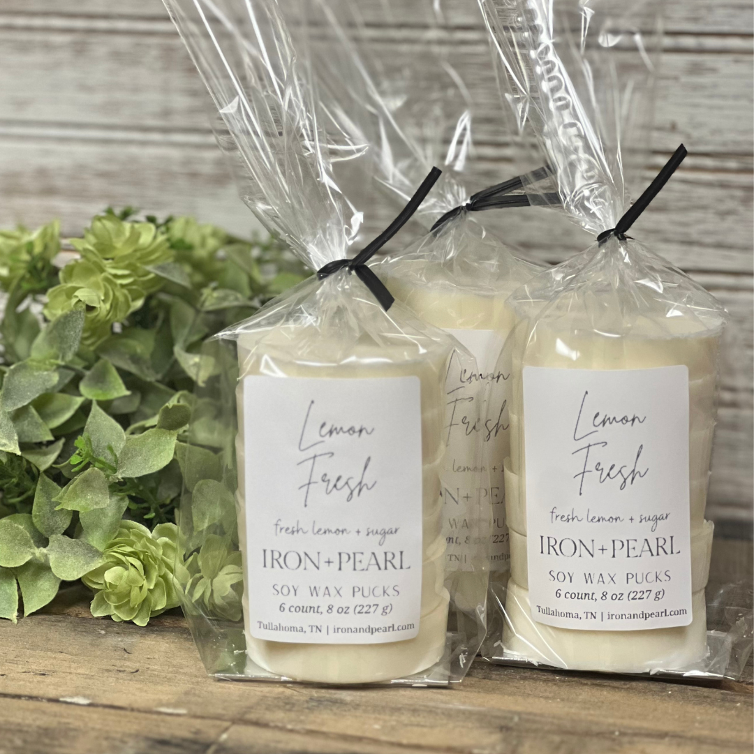 Lemon Fresh Soy Wax Pucks