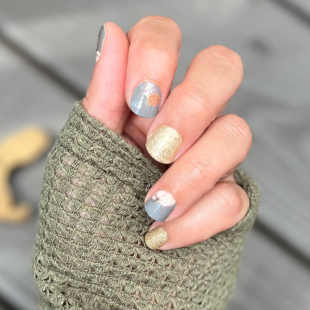 Holiday Design Nail Stickers | Fall Nail Stickers