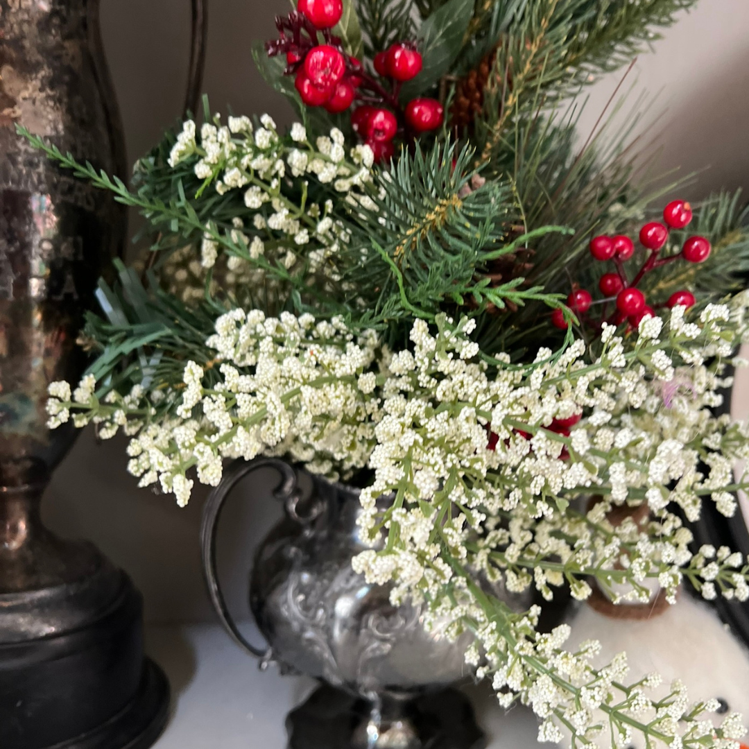 White Bursting Astilbe Bush - 10.5"