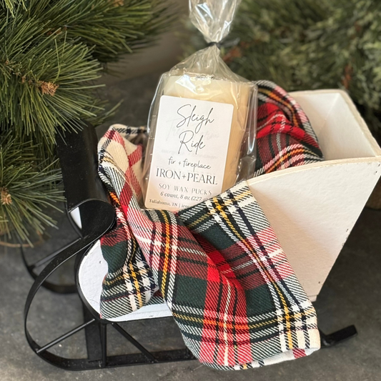 Sleigh Ride Soy Wax Pucks | Fir Fragrance | Wax Melts for Warmer
