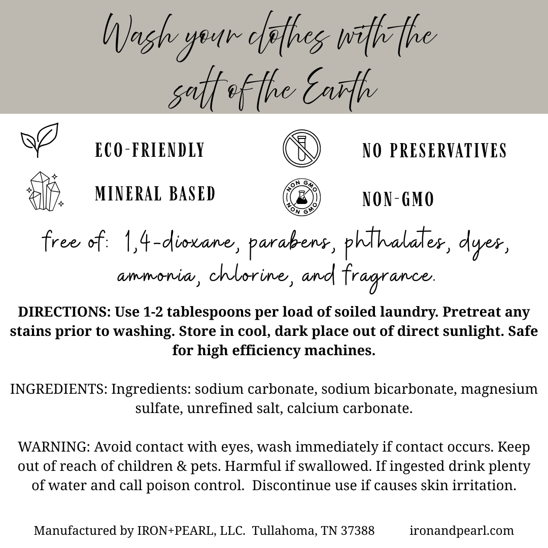 Mineral Laundry Detergent: Unscented