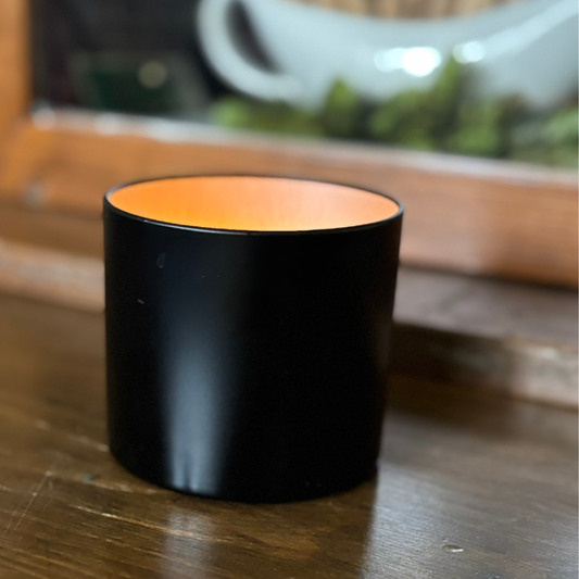 Lemon Fresh Soy Candle in Black Tin with Lid | Best Citrus Candle