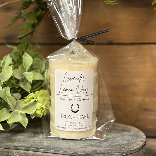 Lavender Lemon Drop Soy Wax Pucks | Spring Wax Melts