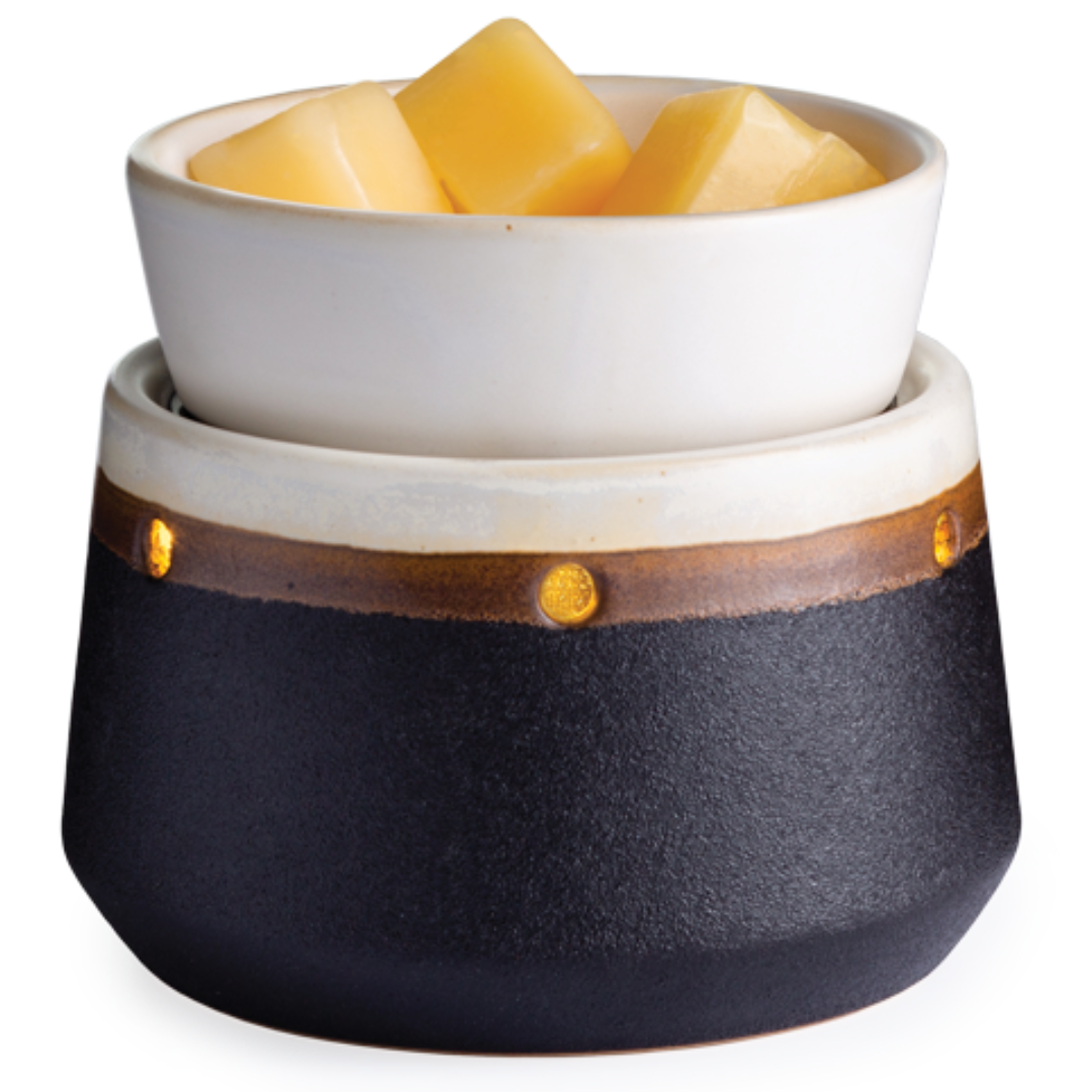 Candle & Tart Wax Warmer Combo | Flameless Candle | Wick-free Candle